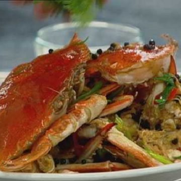 Riz aux crabes épicés