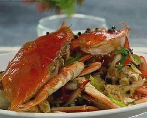 Riz aux crabes épicés