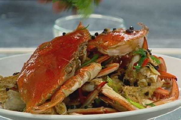 Riz aux crabes épicés
