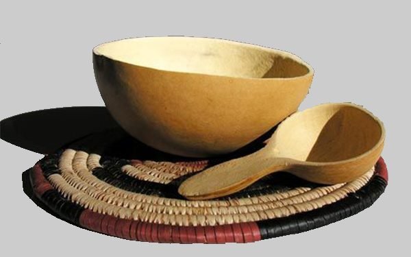 La calebasse comme ustensile de cuisine