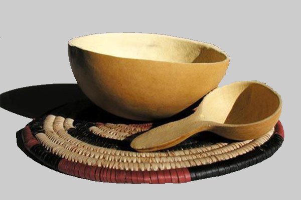 La calebasse comme ustensile de cuisine